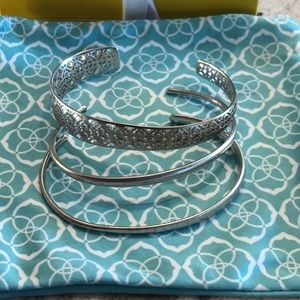 Kendra Scott cuff bracelet set